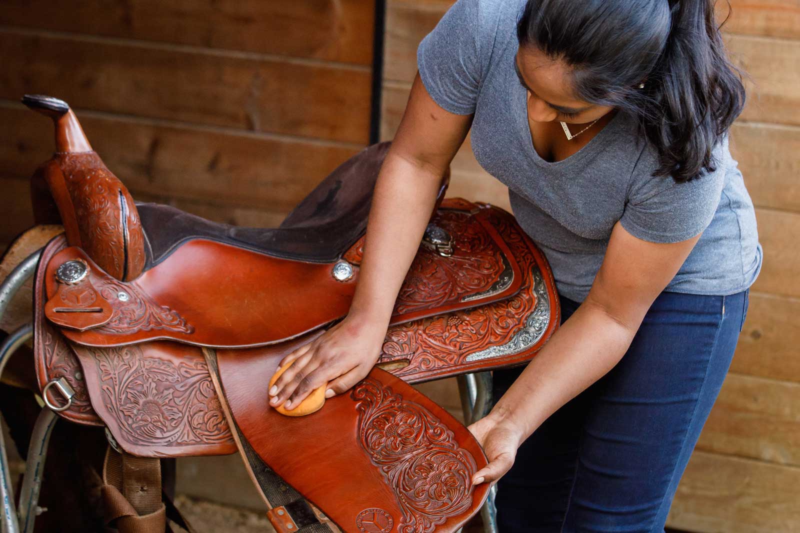 Proper care and maintenance is important to keep your leather horse tack gorgeous for decades to come. 