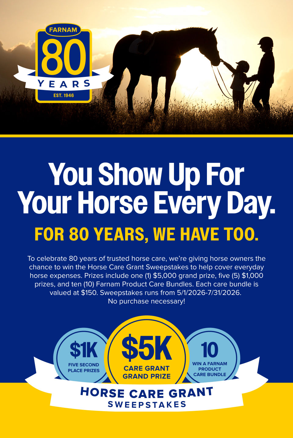 Farnam Horse Care Grant Sweepstakes