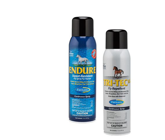 Enure and Tri-Tec14 15oz continuous spray cans