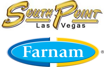 South Point Arena and Equestrian Center and Farnam logos
