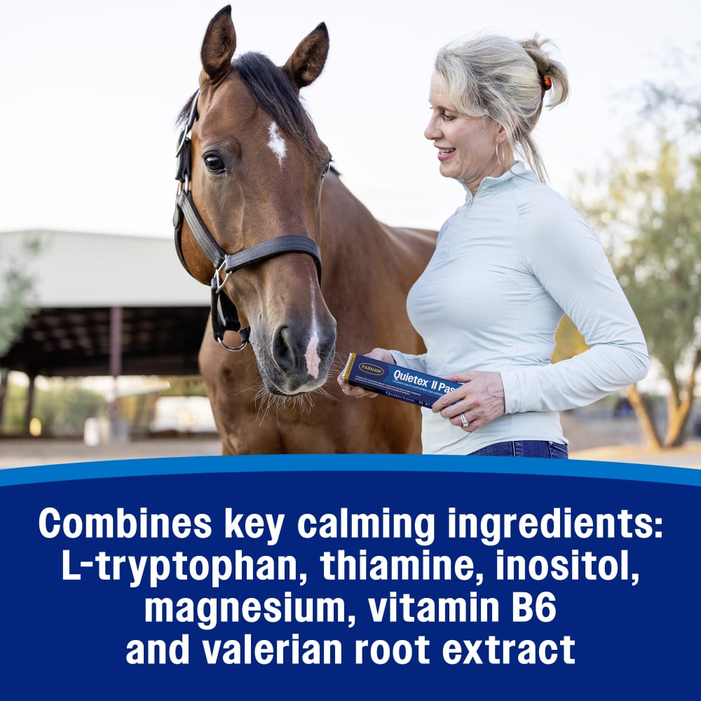 Calming ingredients: L-Tryptophan, Thiamine, Inositol, Magnesium, Vitamin B6 and Valerian Root Extract