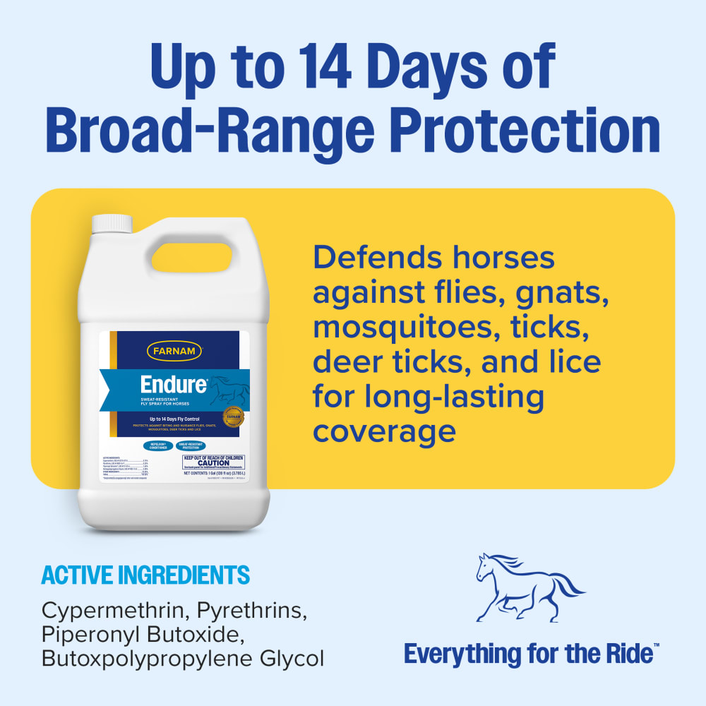 Endure Farnam - Spray anti-mouche cheval - Le Paturon