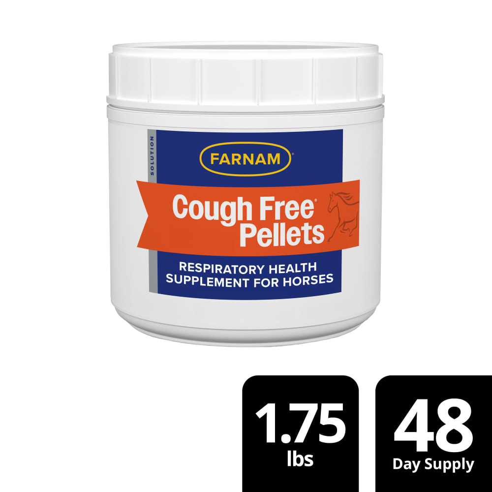 Cleaned up packaging for farnam cough free pellets