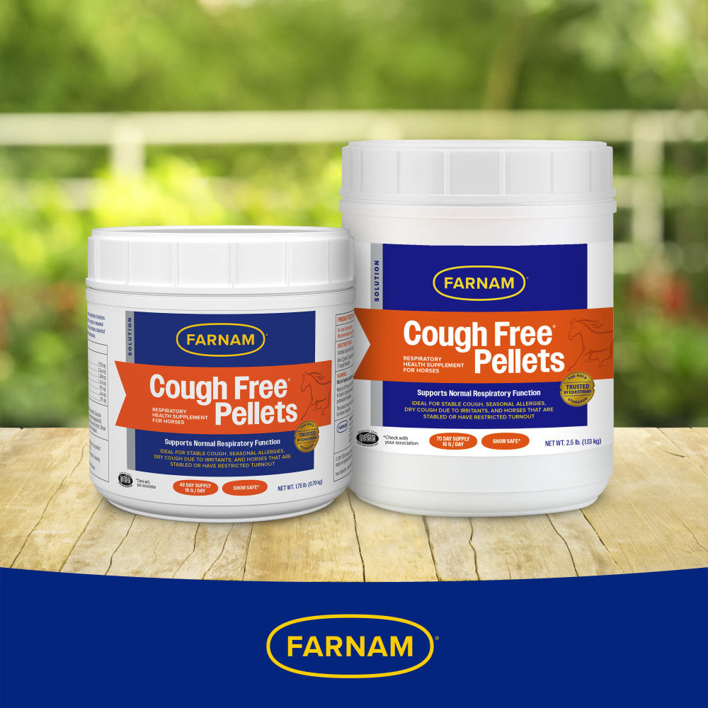 Retail packages for farnam cough free pellets
