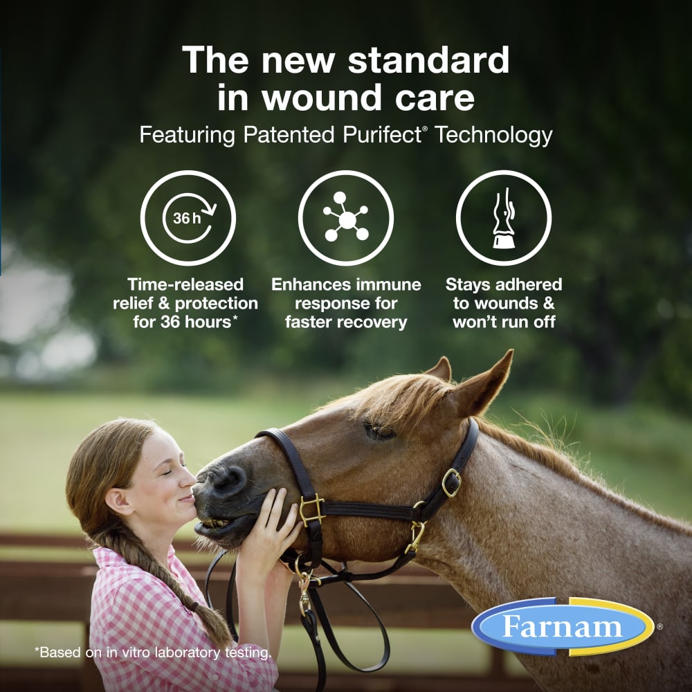 Enhances immune response for faster recovery, stays adhered to wounds and won't fall off