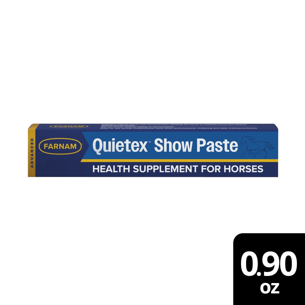 Retail package for Farnam Quietex Show paste