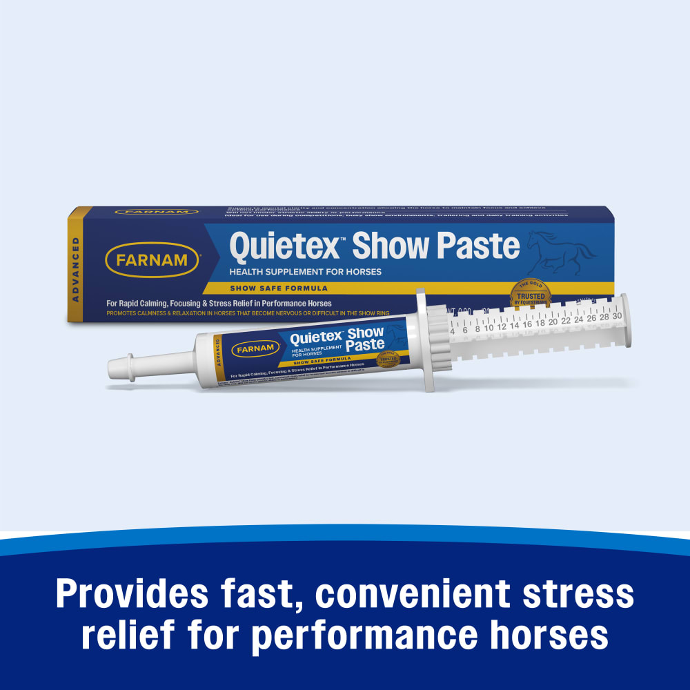Provides fast, convenient stress relief for performance horses
