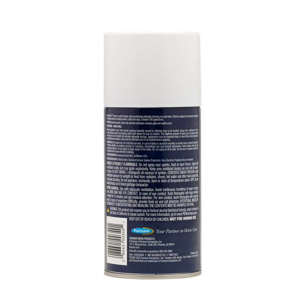 Wound-Kote Blue Lotion Spray for Horses & Dogs | Farnam
