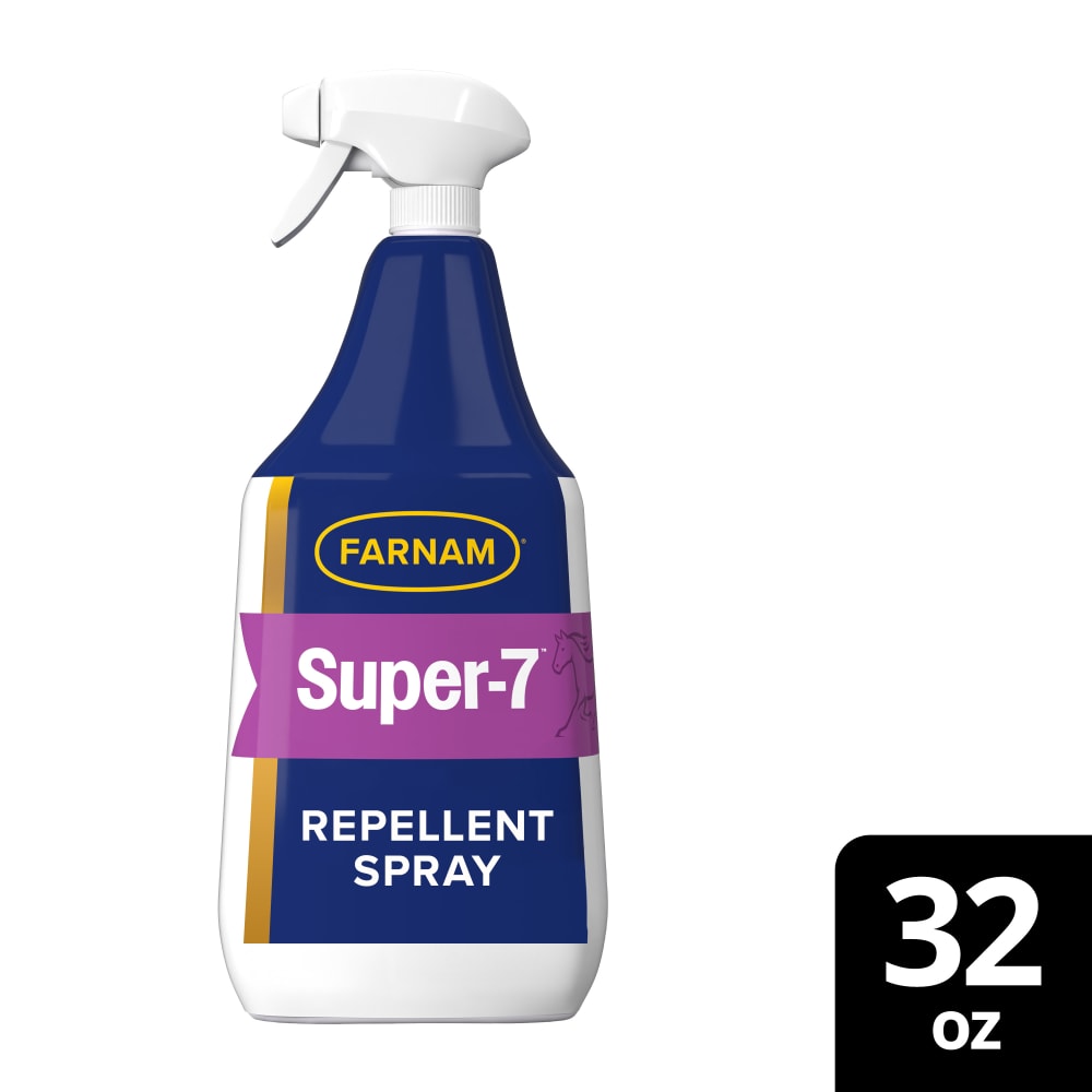 Cleaned up retail packaging for farnam super 7 repellent spray