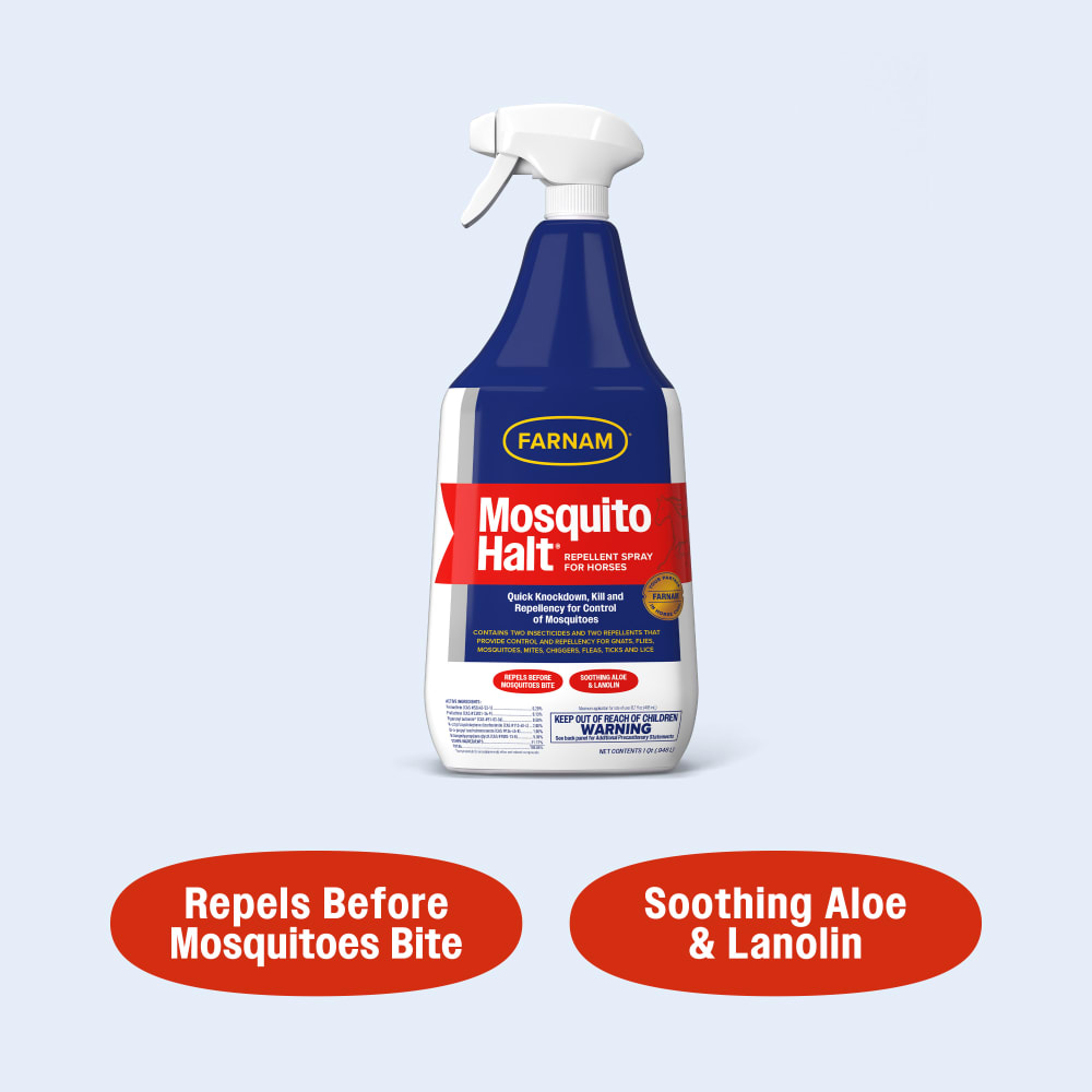 Mosquito Halt Repellent Spray for Horses | Fly & Insect Control | Farnam