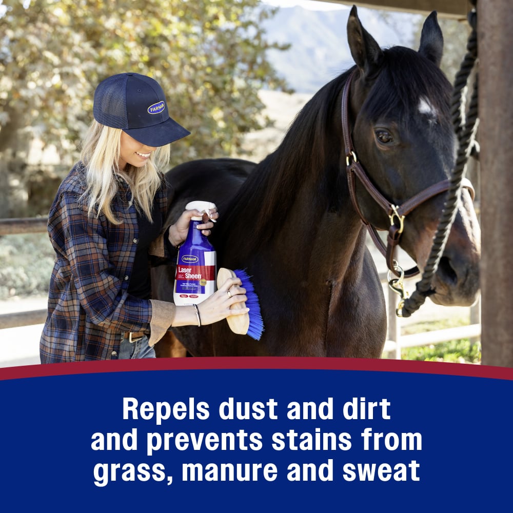 Repels dust and dirt and prevents stains from grass manure and sweat