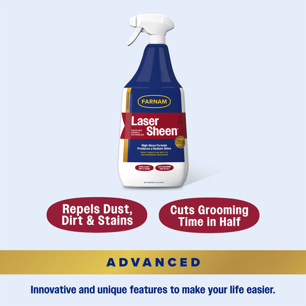 Repels dust dirt and stains cuts grooming time in half