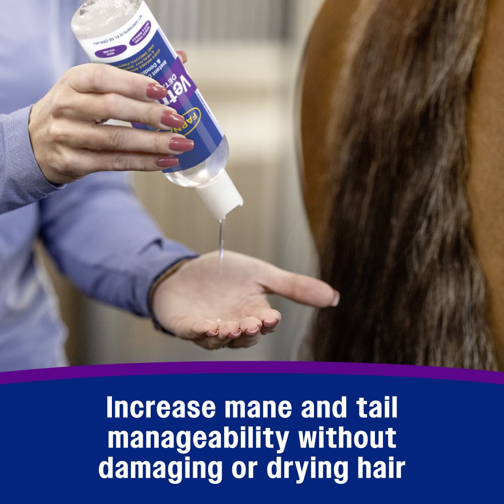 Increase manageability without damaging or drying hair