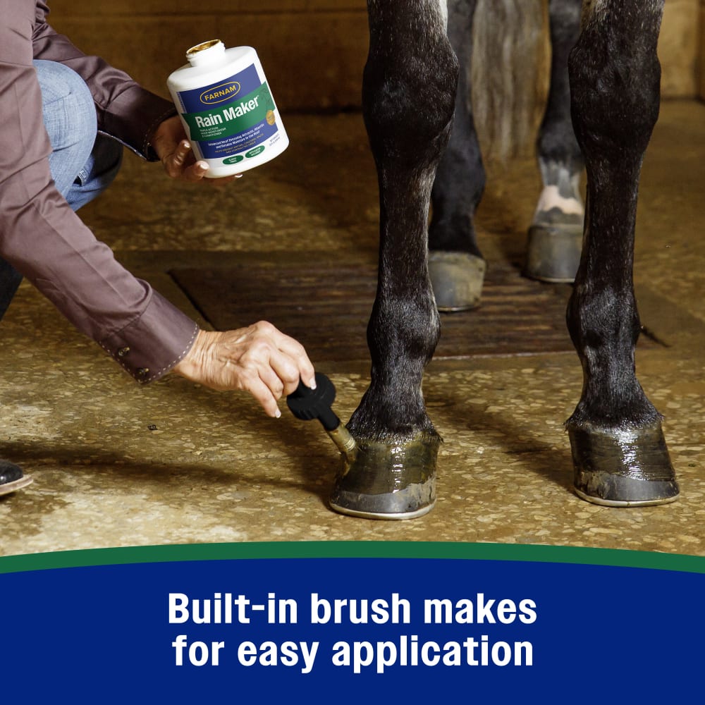 Built in brush makes for easy application