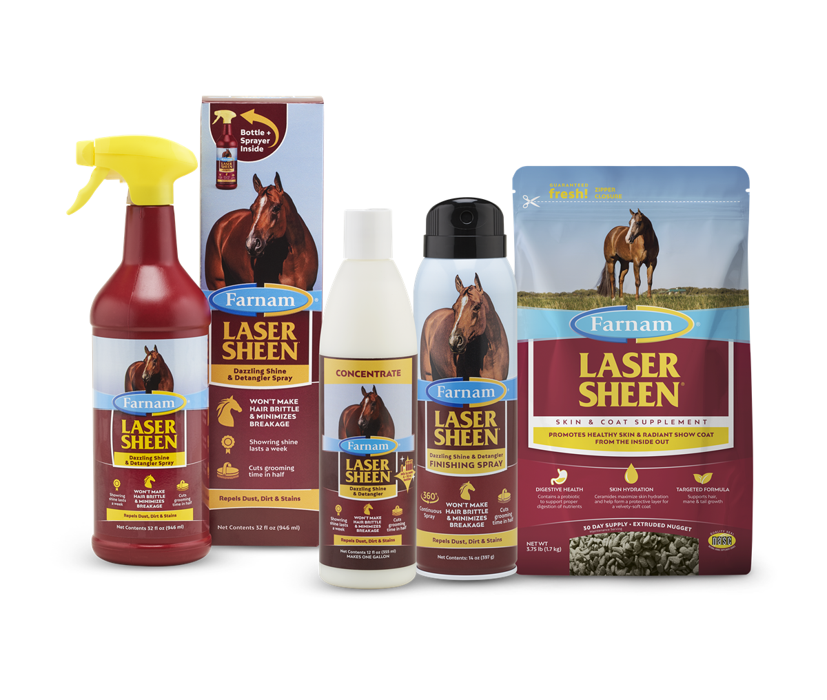 Lasersheen Shine and Detangler Product Family image