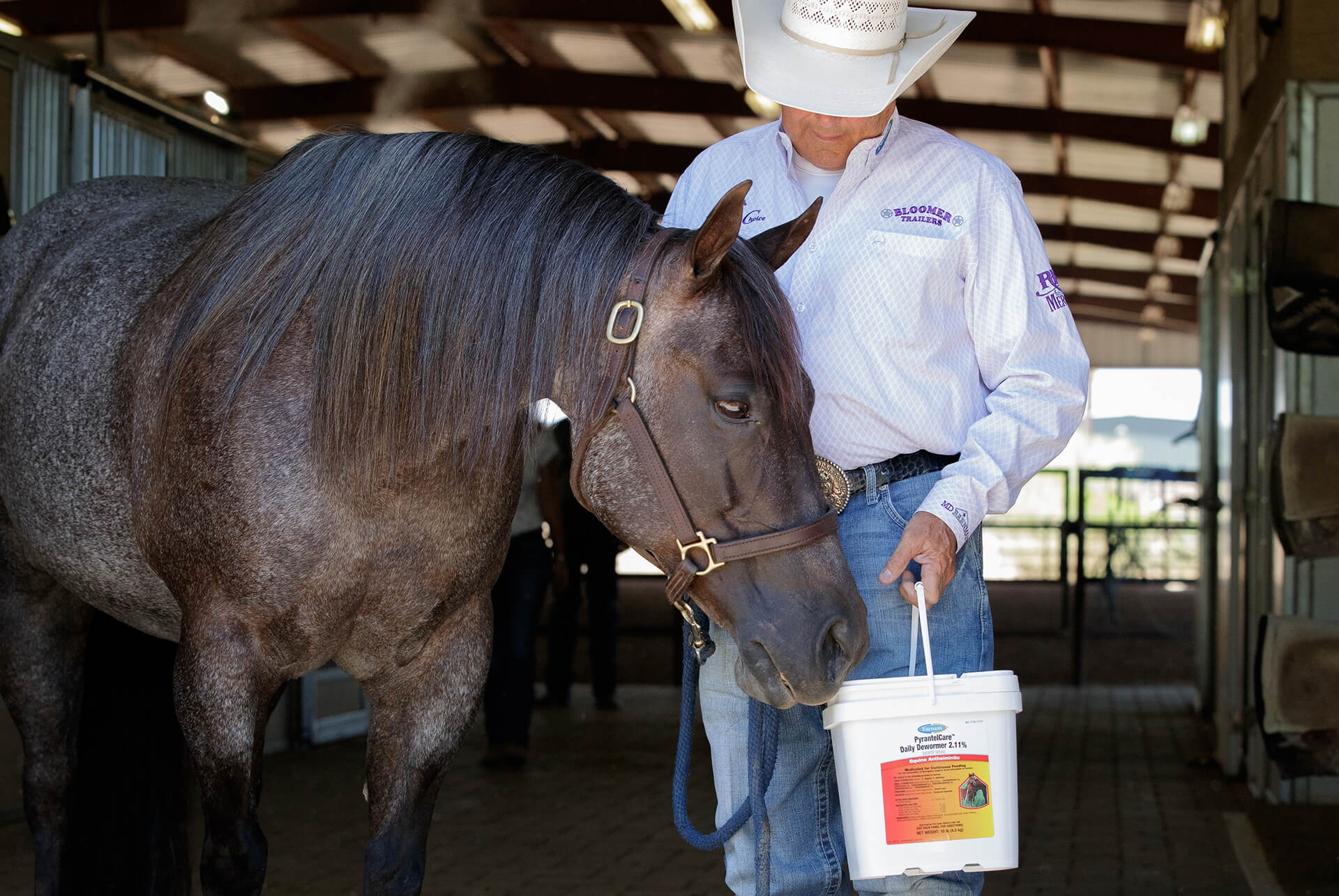 Bob Avila and Horse
