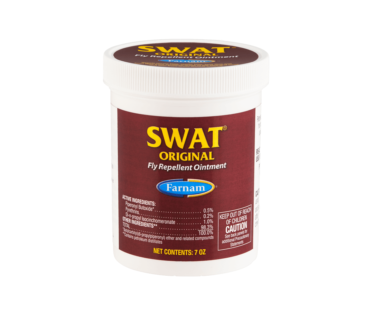 SWAT Fly Repellent Ointment for Dogs Horses Fly Control Farnam